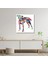 Artofwalldesign ''köpek Çokgen Tarzı'' Cam Tablo Uv 1