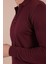 Polo Yaka Superfine Yün Kazak - Bordo 4