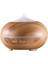 10 W 150 ml Ahşap Tahıl Aromaterapi Hava Arıtma Nemlendirici Ofis / Ev Odası Için LED Işık ile (Kahverengi) (Yurt Dışından) 1