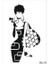 Kadın Karakterler Cadence A4 Stencil WC15 1