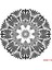 Mandala Stencil Şablon 25X25 cm 1