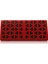 NR-3021 Tws Içi Boş Üçgen Desen Bluetooth Hoparlör Kırmızı (Yurt Dışından) 1