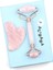 Pembe Kuvars Doğal Taş 2’li Özel Kutulu Set Face Roller + Gua Sha Masaj Taşı 1