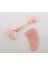 Pembe Kuvars Roller ve Gua Sha Masaj Taşı 1