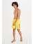 950055-2105 Normal Bel Regular Fit Düz Koyu Sarı Erkek Şort Mayo 1