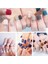 Nail Art Şerit Bant, Tırnak Süsleme, Kolay Uygulanabilir 10'lu Nail Art Bantları 5