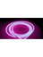 220V 2835 120 Ledli 1 Metre Neon LED Pembe ve 220V Neon Için Güç Kablosu 5