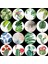 Tropik Desenli Sticker (4x4 cm 32 Adet) 1