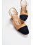 Luvi S3 Ten Cilt Siyah Süet Kadın Topuklu Ayakkabı