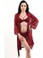 Calandre Dantel Sabahlık 4663 - Bordo 1