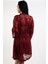 Calandre Dantel Sabahlık 4663 - Bordo 3