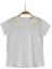 Kız Çocuk Ekru Dantelli T-Shirt (6AY-4YAŞ) 1