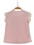 Kız Bebek Pembe Kolları Dantelli T-Shirt (6AY-4YAŞ) 2