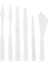 Plastik Spatula 5'li Set 1