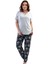 Vıscon Büyük Beden Kısa Kol Pijama Takım 1