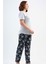 Vıscon Büyük Beden Kısa Kol Pijama Takım 2