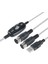 USB Midi Kablo 5 Pin Din Kablo USB Çevirici Klavye Org Midi Müzik Düzenleme Kablosu 1 In 1 Out Mıdı 1