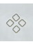 5 Adet Kare Halka Nikel 2CMX3MM 1