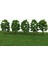 Boyalı Plastik Model Tress Tren Demiryolu Diorama Mimarisi 1: 150 20X Yeşil (Yurt Dışından) 4