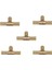 5 x Pirinç T Tipi Marangoz Yakıt Hortumu Marangoz Tee Bağlayıcı Hava Su Gazı 10MM (Yurt Dışından) 4