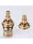 Yedek Pirinç Seramik Kök Disk Kartuşu Musluk Vanası Çeyrek 1/2 "kırmızı Saat Yönünde (Yurt Dışından) 3
