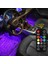 Kablosuz USB Şarjlı Sese Duyarlı Disko Ayak Altı Tavan LED Rgb Aydınlatma 2