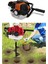 DKT7980 Benzinli Toprak Burgu Makinesi 150MM*100CM Toprak Delme Ucu 7.9 Hp Güçlü Titanyum Xmotor 3