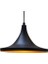 Mtlight Retro Metal Sarkıt Siyah Içi Sarı 36 cm 1