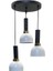 Vira Retro Metal Dekoratif 3 Lü Modern Rustik Sarkıt Avize Çap :30 cm 1