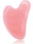 Pembe Kuvars Kalp Gua Sha Yüz Masaj Aleti 1