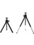 Mini Portatif Taşınabilir Alüminyum Tripod Siyah 5