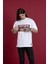 Oversize Bisiklet Yaka Baskılı Erkek Penye T-Shirt 3