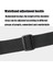Ozuko 9340 Men Waist Bag Business Multifunctional Chest Bag Siyah (Yurt dışından) 5