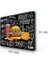 20X30 cm Fast Food Desenli Cam Kesme Tablası 3