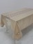 Elegant Lüx Dantelli Monoray Kumaş Bej Masa Örtüsü Dikdörtgen 170x230 cm - 1050 1