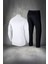 Büyük Beden Erkek Beyaz Supra Penye Kumaş Şık Eşofman Takımı (4xl- 10XL) 4