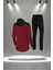 Kadın Bordo Supra Penye Kumaş Özel Tasarım Eşofman Takımı (S-3xl) 4