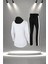 Kadın Beyaz Supra Penye Kumaş Fit Kalıp Koşu Seti (S-3xl) 4