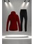 Kadın Bordo Supra Penye Kumaş Şık Eşofman Takımı (S-3xl) 4