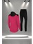 Kadın Fuşya Supra Penye Kumaş Nefes Alabilen Kumaş Şık Eşofman Takımı (S-3xl) 4