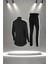 Kadın Siyah Supra Penye Kumaş Rahat Konforlu Kesim Eşofman Takımı (S-3xl) 4
