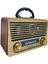 RT-864 Ahşap Yüksek Ses Gücü Fm Radyo Bluetooth Mp3 Nostaljik Müzik Kutusu 1