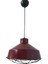 Retro Metal Bordo Dekoratif Kafesli Tekli Sarkıt Kafe Mutfak Aydınlatma Çap:30 cm 1