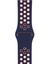 Apple Watch Uyumlu Series 2 38 mm Fileli Kordon Lacivert-Pembe 1