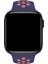 Apple Watch Uyumlu Series 2 38 mm Fileli Kordon Lacivert-Pembe 3