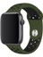 Apple Watch Uyumlu Series 3 40 mm Fileli Kordon Haki-Siyah 2