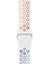 Apple Watch Uyumlu Series 4 40 mm Fileli Kordon Beyaz-Renkli 1