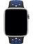 Apple Watch Uyumlu Series 4 42 mm Fileli Kordon Siyah-Lacivert 3