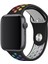 Apple Watch Uyumlu Series 4 42 mm Fileli Kordon Siyah-Renkli 3