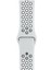 Apple Watch Uyumlu Series Se 44 mm Fileli Kordon Beyaz-Siyah 1